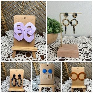 Minimalist Acrylic Earrings different designs